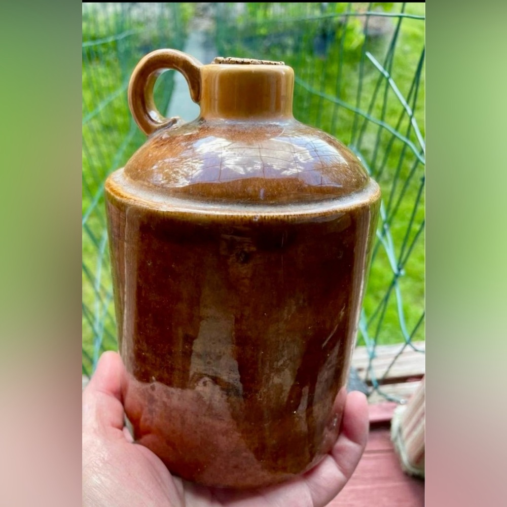 Handcrafted Brown Ceramic Jug
